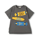 グレー | 【bコレ / 綿100%】グラフィック半袖Tシャツ 子供服 キッズ | ブランシェス