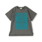 チャコールグレー | 【bコレ / 綿100%】グラフィック半袖Tシャツ 子供服 キッズ | ブランシェス
