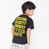 ブラック | 【bコレ / 綿100%】グラフィック半袖Tシャツ 子供服 キッズ | ブランシェス