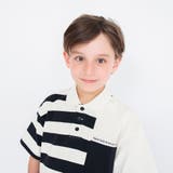 【ロイヤルコットン100%】ボーダー半袖ポロシャツ 子供服 キッズ | ブランシェス | 詳細画像5