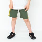 カーキグリーン | 【サイドライン入り】ハーフパンツ 子供服 キッズ | ブランシェス