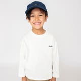 アイボリー | ワンポイント刺繍長袖Tシャツ ロンT | ブランシェス