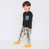 【ガーデナー】チェック柄テーパードパンツ | ブランシェス | 詳細画像3