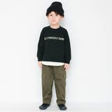 ブラック | レイヤード風長袖Tシャツ | ブランシェス