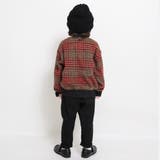 【お揃い】シャギーチェック柄ボンバージャケット | ブランシェス | 詳細画像14 