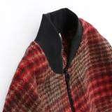 【お揃い】シャギーチェック柄ボンバージャケット | ブランシェス | 詳細画像16 