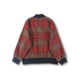 【お揃い】シャギーチェック柄ボンバージャケット | ブランシェス | 詳細画像20 