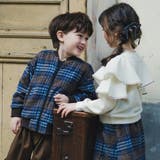 【お揃い】シャギーチェック柄ボンバージャケット | ブランシェス | 詳細画像3 