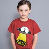 レッド | 【Dear Planet】吸水速乾／かくれんぼUMA 半袖Tシャツ/ギミックT | ブランシェス