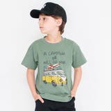 カーキグリーン | 【プチプラ/吸水速乾】グラフィック半袖Tシャツ | ブランシェス