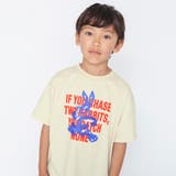 08:ライトベージュ | 【bコレ】グラフィック半袖Tシャツ 子供服 キッズ | ブランシェス