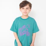 21:ブルー | 【bコレ】グラフィック半袖Tシャツ 子供服 キッズ | ブランシェス