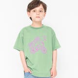 67:ライトグリーン | 【bコレ】グラフィック半袖Tシャツ 子供服 キッズ | ブランシェス