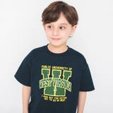 91:ネイビーブルー | 【bコレ】グラフィック半袖Tシャツ 子供服 キッズ | ブランシェス