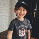 チャコールグレー | 【Cat's ISSUE】ネコプリント半袖Tシャツ（こども） 子供服 キッズ | ブランシェス