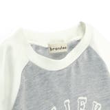 配色ラグランスリーブ長袖Tシャツ ロンT | ブランシェス | 詳細画像8 