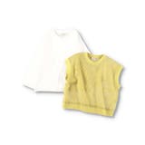 メッシュニットベスト&長袖Tシャツセット | ブランシェス | 詳細画像19