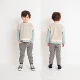 メッシュニットベスト&長袖Tシャツセット | ブランシェス | 詳細画像3