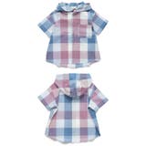 【おそろい】マドラスチェック柄半袖シャツパーカー | ブランシェス | 詳細画像13 