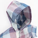 【おそろい】マドラスチェック柄半袖シャツパーカー | ブランシェス | 詳細画像6 