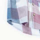 【おそろい】マドラスチェック柄半袖シャツパーカー | ブランシェス | 詳細画像9 