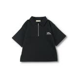 ハーフジップ切替半袖Tシャツ | ブランシェス | 詳細画像16 