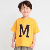 オレンジ | 【USAコットン】アルファベット半袖Tシャツ | ブランシェス