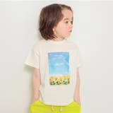アイボリー | フォトコラージュ半袖Tシャツ | ブランシェス