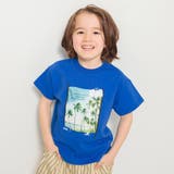 ブルー | フォトコラージュ半袖Tシャツ | ブランシェス