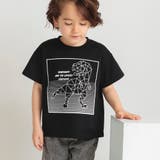 ブラック | 【プチプラ】恐竜プリント半袖Tシャツ | ブランシェス