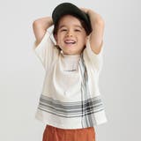 アイボリー | グラフィック７分袖Tシャツ | ブランシェス