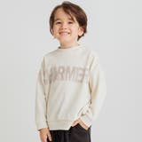 グレージュ | ふわふわロゴトレーナー | ブランシェス