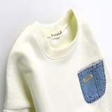 【あったか/デニムポケット付き】裏起毛トレーナー | ブランシェス | 詳細画像2 