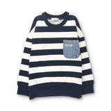 ボーダー | 【あったか/デニムポケット付き】裏起毛トレーナー | ブランシェス