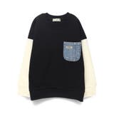 ミックス | 【あったか/デニムポケット付き】裏起毛トレーナー | ブランシェス