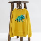 カラシ | 恐竜スパンコール裏毛トレーナー | ブランシェス