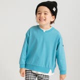 ブルー | 重ね着風長袖Tシャツ ロンT | ブランシェス