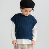 ケーブルニットベスト/長袖Tシャツ トップスセット | ブランシェス | 詳細画像27 