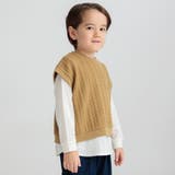 ケーブルニットベスト/長袖Tシャツ トップスセット | ブランシェス | 詳細画像33 