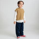 ケーブルニットベスト/長袖Tシャツ トップスセット | ブランシェス | 詳細画像4 