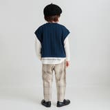 ケーブルニットベスト/長袖Tシャツ トップスセット | ブランシェス | 詳細画像45 