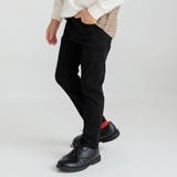 ブラック | 【フィットストレート／プレミアムストレッチ】ツイルパンツ | ブランシェス