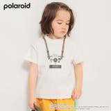 オフホワイト | 【Polaroid/ポラロイド】ブランシェス限定半袖Tシャツ | ブランシェス