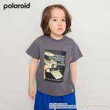 チャコールグレー | 【Polaroid/ポラロイド】ブランシェス限定半袖Tシャツ | ブランシェス