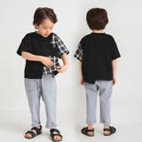 異素材切り替え半袖Tシャツ | ブランシェス | 詳細画像16 