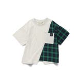 異素材切り替え半袖Tシャツ | ブランシェス | 詳細画像2 
