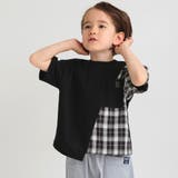 異素材切り替え半袖Tシャツ | ブランシェス | 詳細画像20 