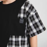異素材切り替え半袖Tシャツ | ブランシェス | 詳細画像21 