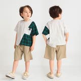 異素材切り替え半袖Tシャツ | ブランシェス | 詳細画像3 
