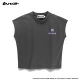 (3)チャコールグレイ | 【Pokemon/ポケットモンスター(ポケモン)】フレンチスリーブトップス | ブランシェス